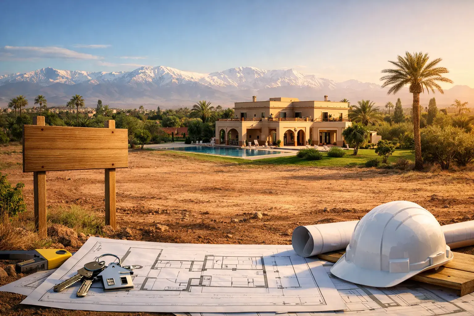Acheter un Terrain pour Construire une Villa à Marrakech
