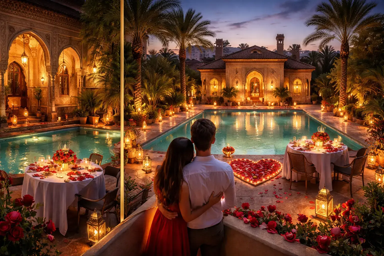 Propriétés Romantiques à Marrakech : Riads et Villas pour la Saint-Valentin